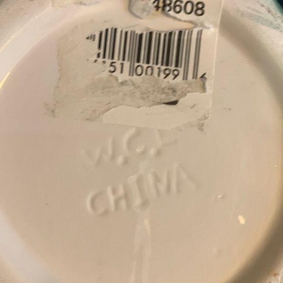 Vintage W.C. Christmas Cat Mug - Picture 5 of 7